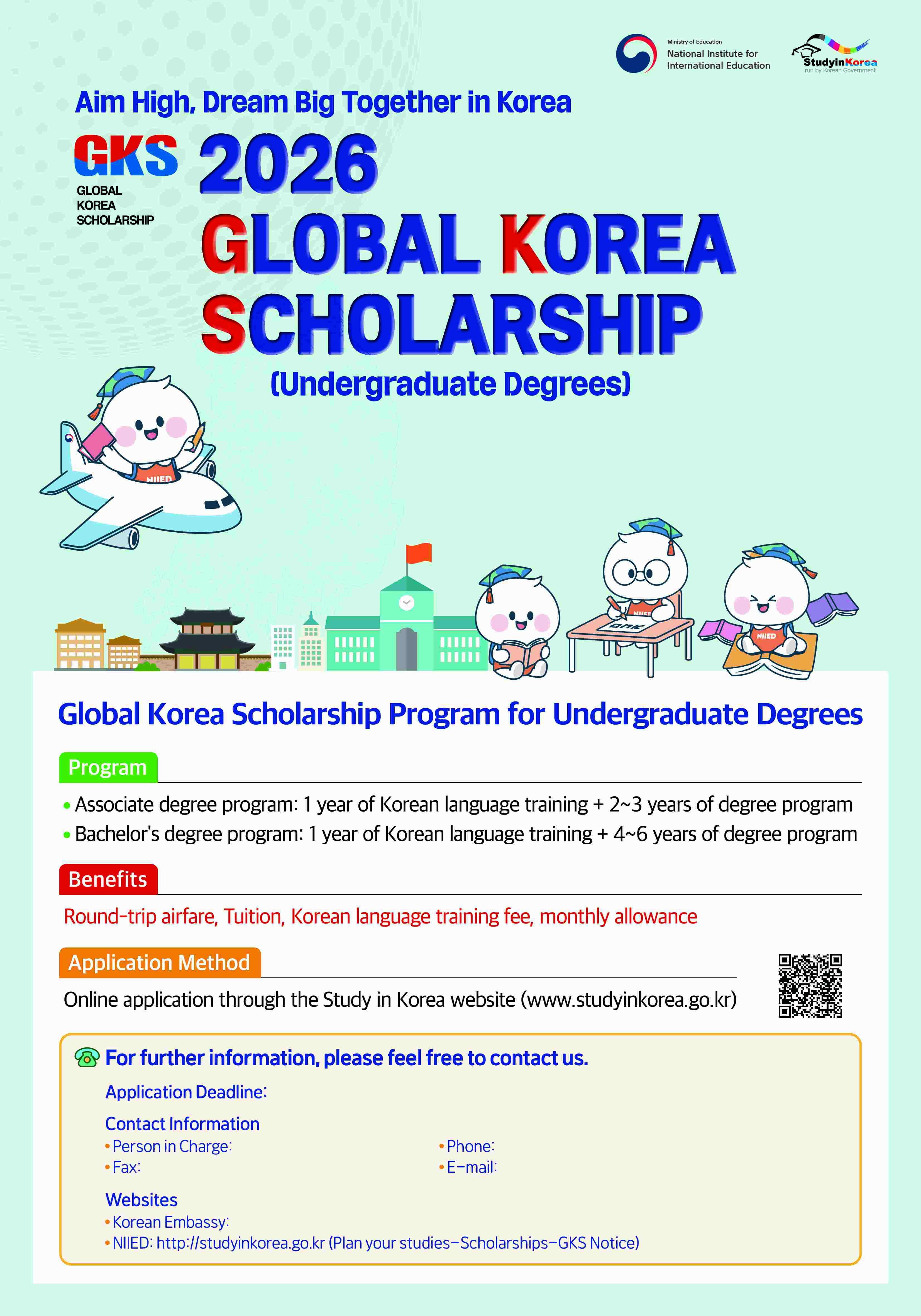 2026 GKS Undergraduate Scholarship – Complete Guide for Indian Students