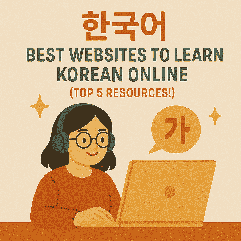 Best Websites to Learn Korean Online (Top 5 Resources!)